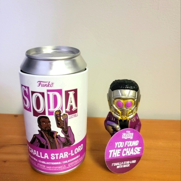 Funko Other - Funko Soda T'Challa Star-Lord Chase Figure